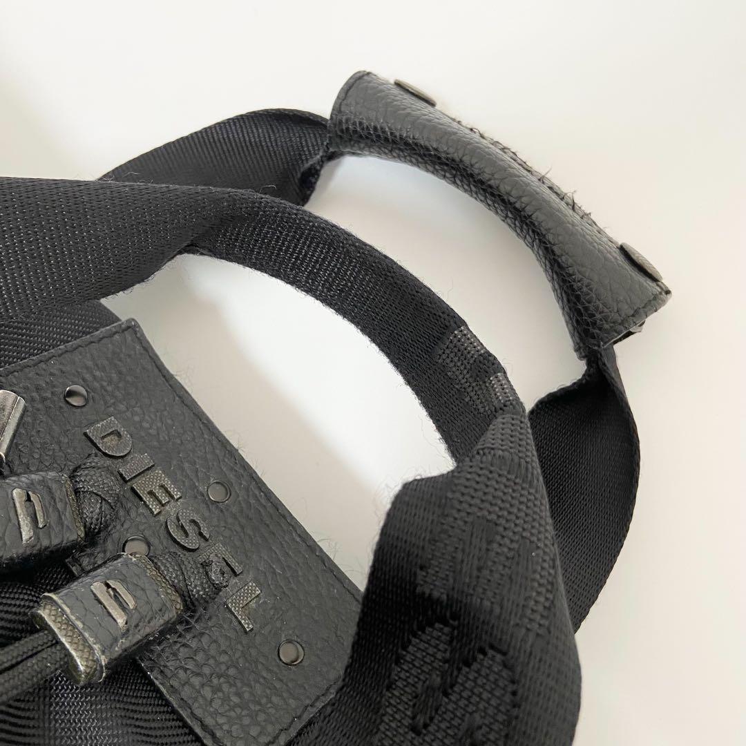 Y2K 2way archive DIESEL ボストンバッグ　大容量　ロゴ金具