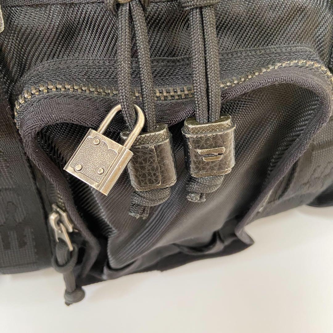 Y2K 2way archive DIESEL ボストンバッグ　大容量　ロゴ金具