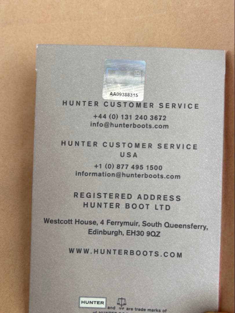 HUNTER 長靴　レインブーツ