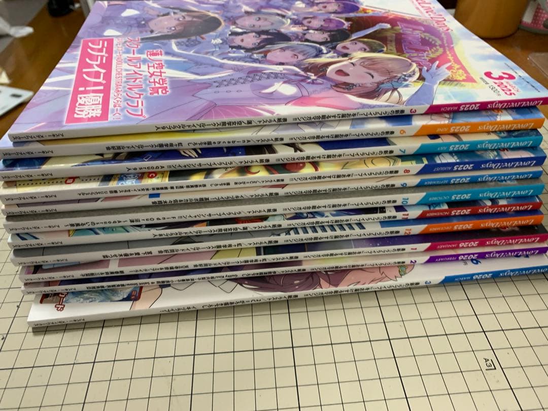 LoveLive!Days　11冊セット　クリアファイル、ポストカードあり