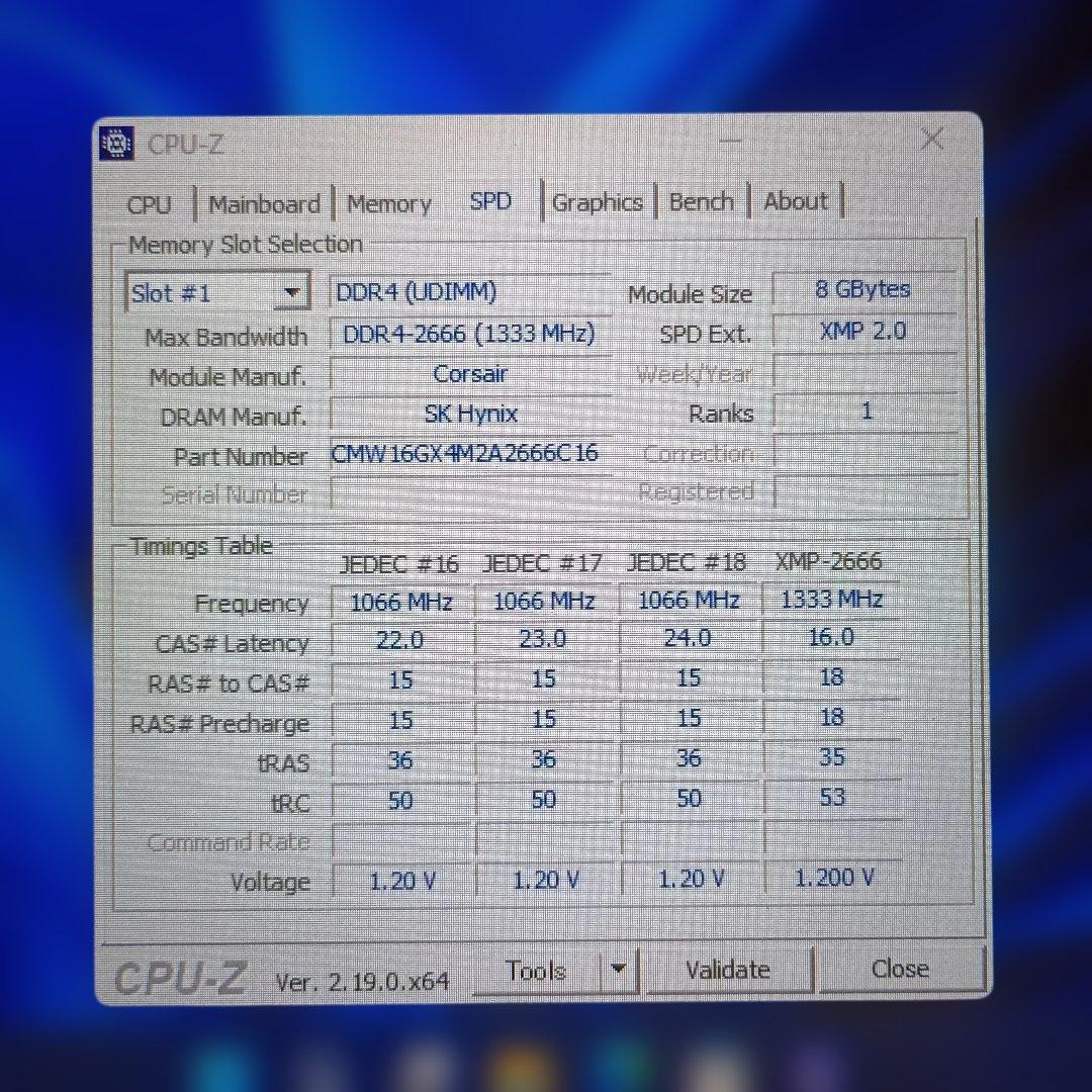 S*e様 【動作確認済】CORSAIR DDR4 2666MHz 8GBx2