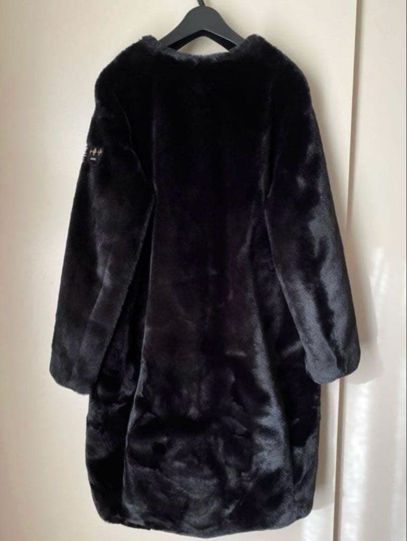 美品【TATRAS】タトラス タミル ファーコート ブラック サイズ1