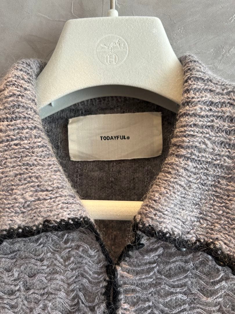 トップス TODAYFUL Mesh Jacquard Knitshirts