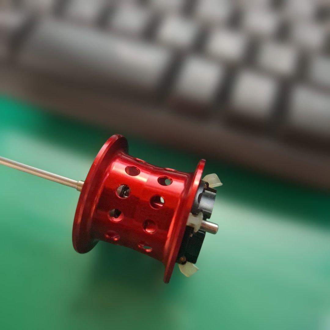 KTF　シマノ　１６メタニウム用　ネオスプール　レッド　nium