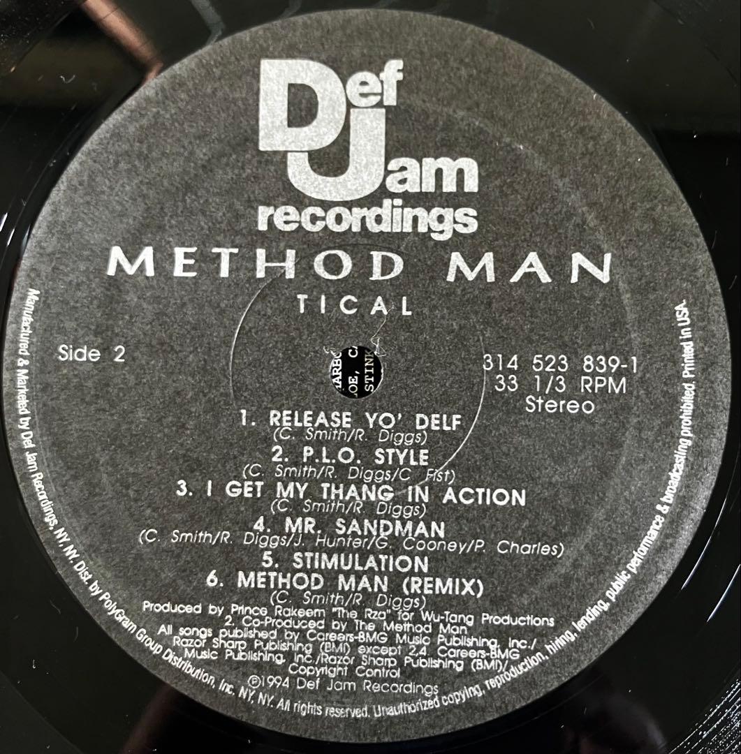 Method Man / Tical USオリジナル