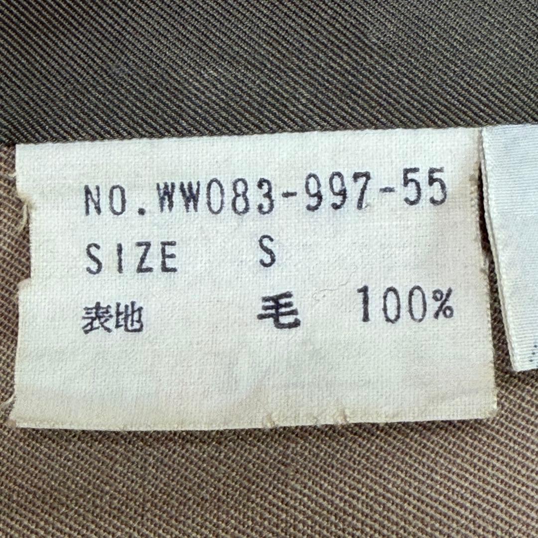 極美品 バーバリーズ トレンチコート ダブル ウール ライトブラウン