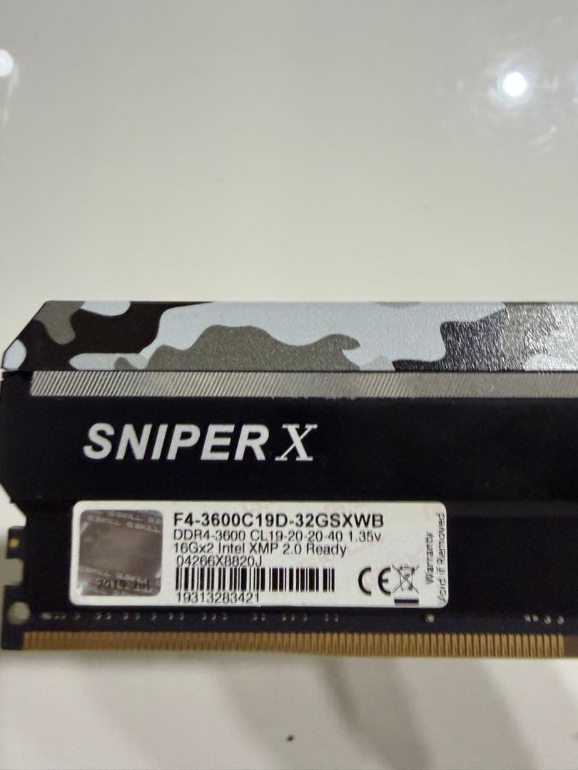 メモリー G.SKILL SNIPER X DDR4 32GB (16x2)