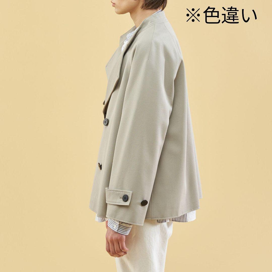 美品　GALERIE VIE　コットンウールギャバジン ショートトレンチコート