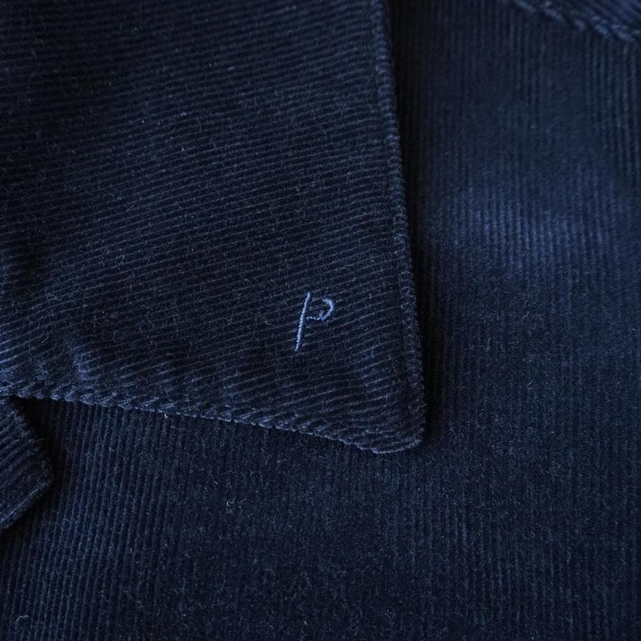 Papas パパス コーデュロイ カバーオール 52 LL ネイビー