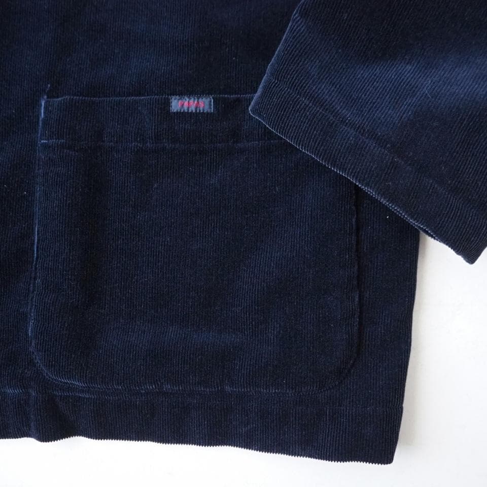 Papas パパス コーデュロイ カバーオール 52 LL ネイビー