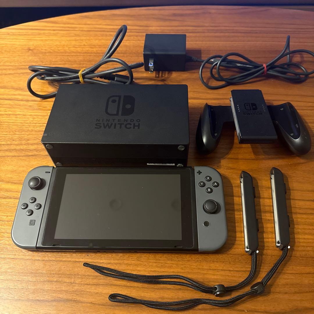 Nintendo Switch 本体 グレー付属品あり