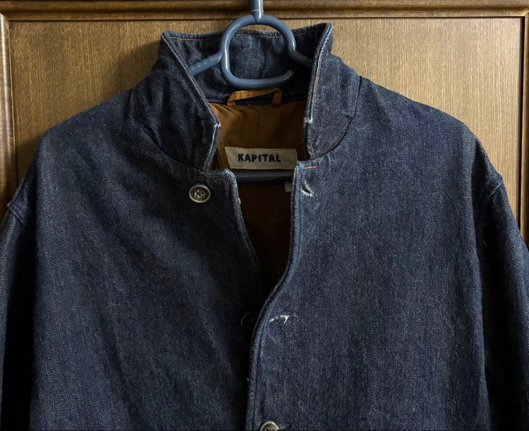 KAPITAL 希少！３SIZE３！ダークデニム・ジャケットタイプカバーオール