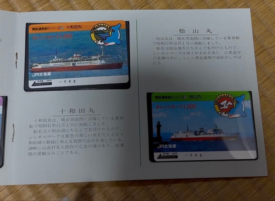 '87青函連絡船フィーバー　オレンジカード未使用