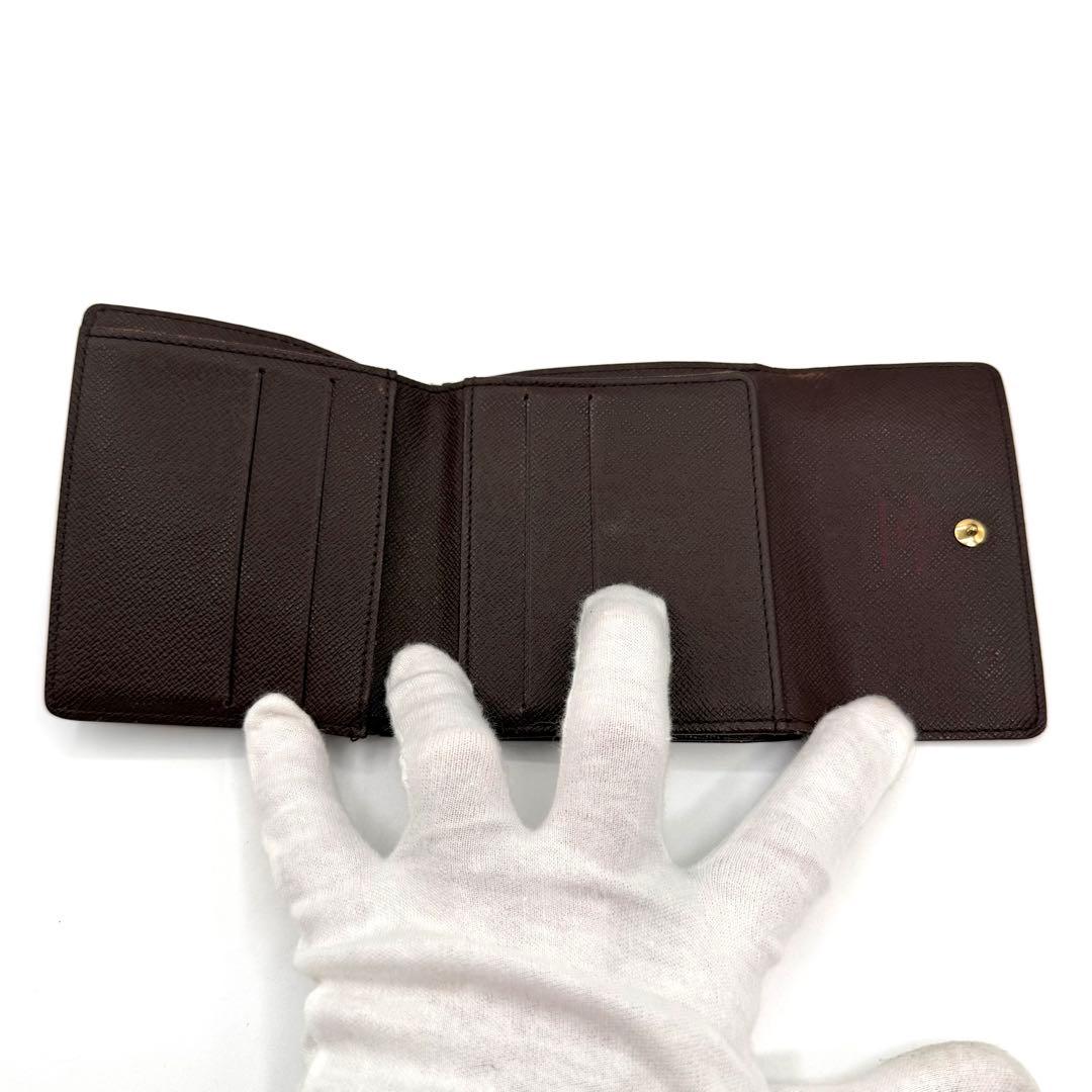 美品　LOUIS VUITTON ダミエ 二つ折り財布　ポルトフォイユ　エリーズ