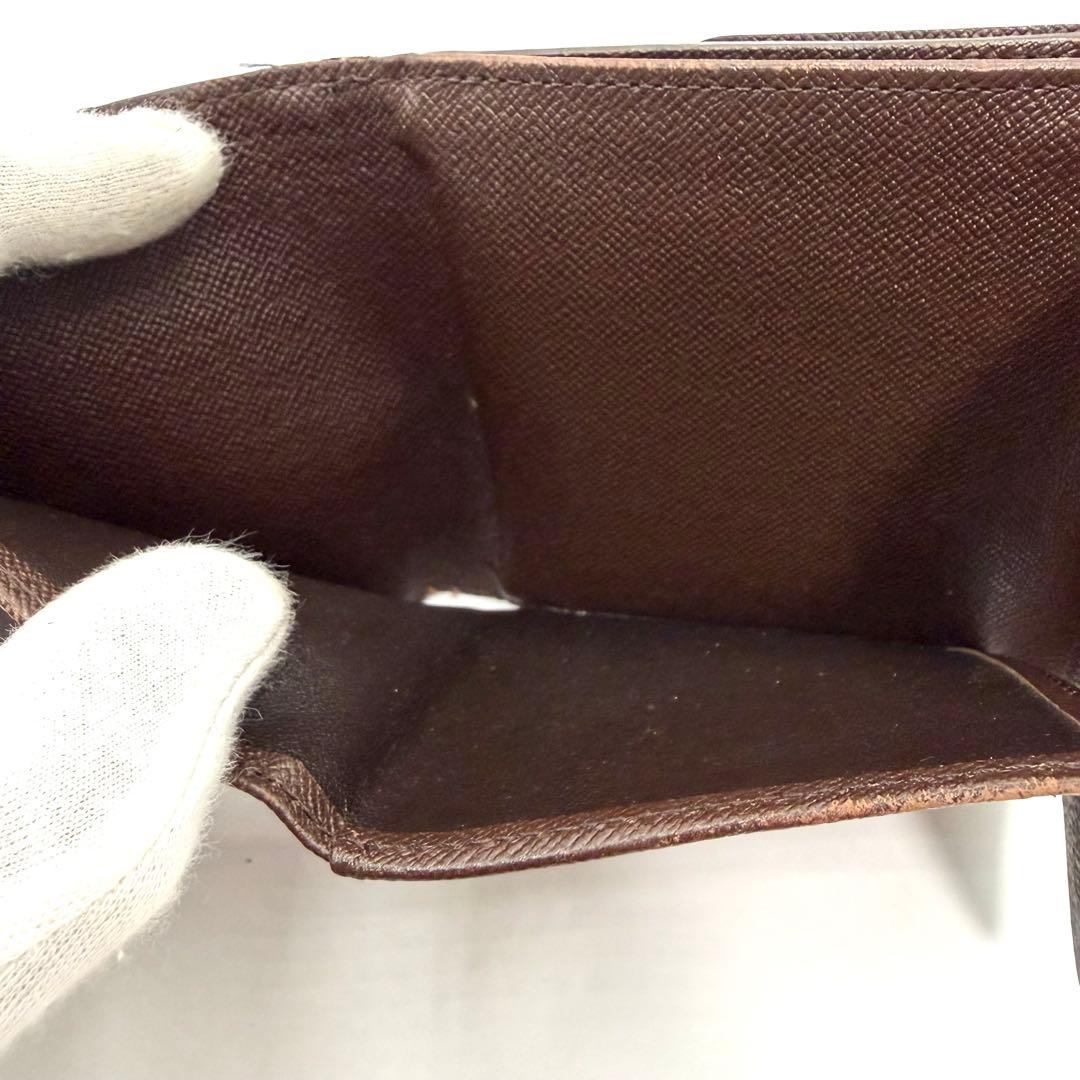 美品　LOUIS VUITTON ダミエ 二つ折り財布　ポルトフォイユ　エリーズ
