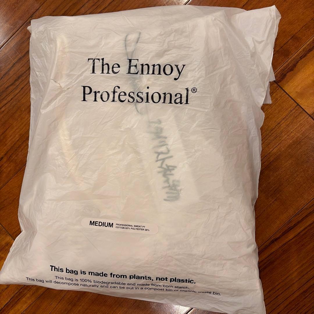 新品未使用 ennoy スウェットパンツ　アッシュグレー M