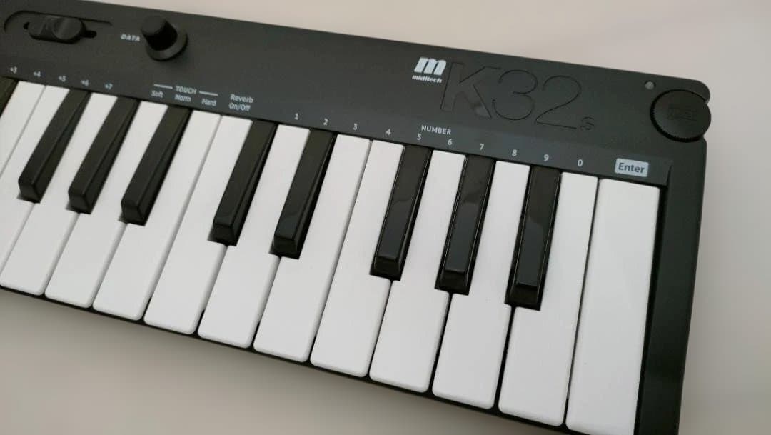 音源内蔵MIDIキーボード miditech K32s 32鍵 ミディーテック