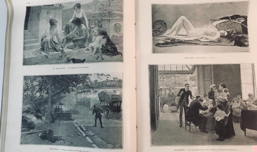19世紀仏誌 L’ILLUSTRATION製本合本 1890年