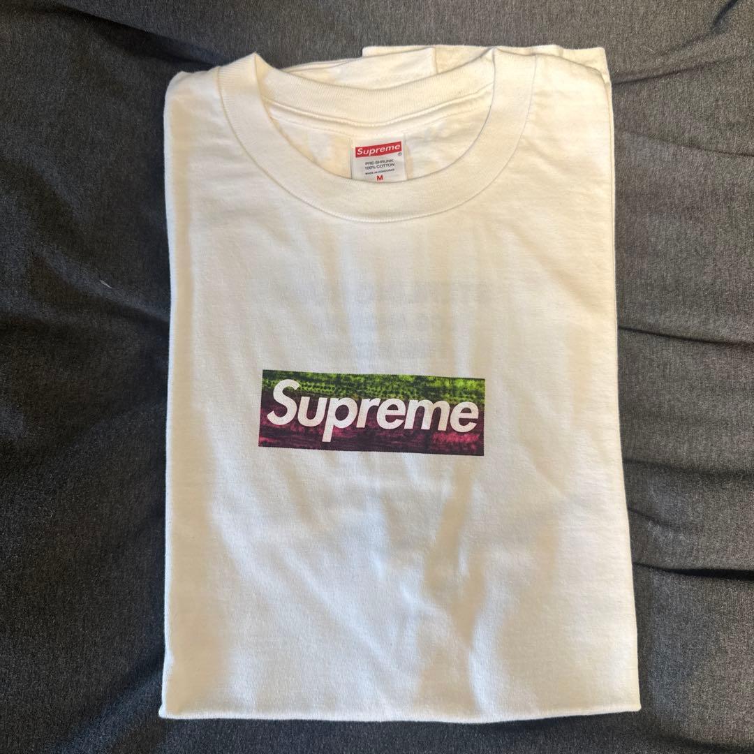 トップス Supreme LA Fire Relief Box Logo Tee M