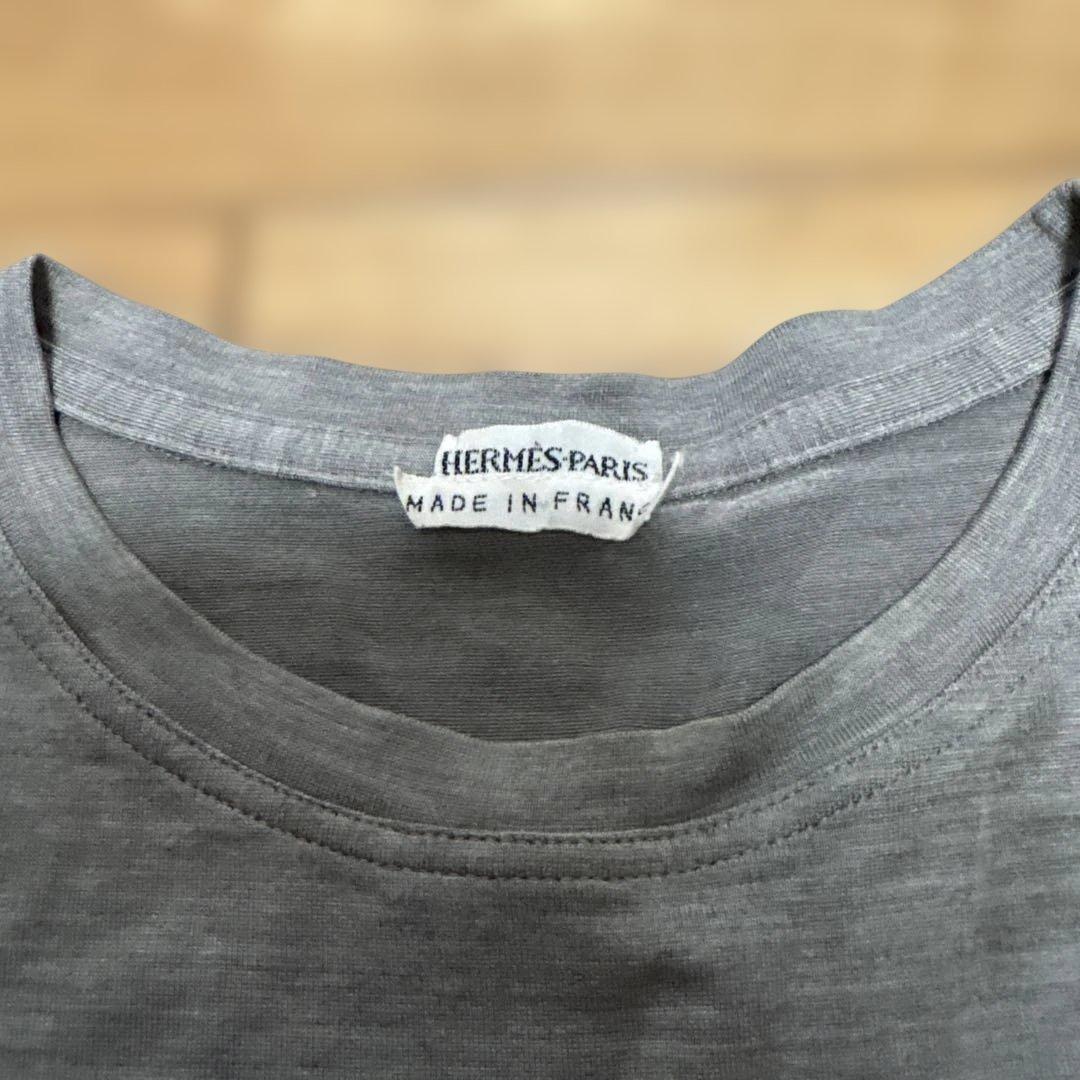 HERMES レディース用グレー Tシャツ サイズ40（難あり）