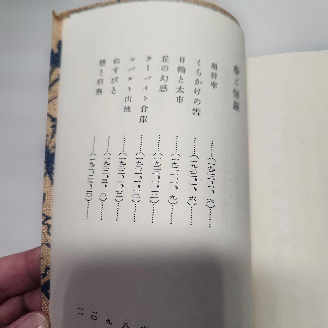 宮沢賢治㉓「詩集、春と修羅」名著復刻全集、近代文学館