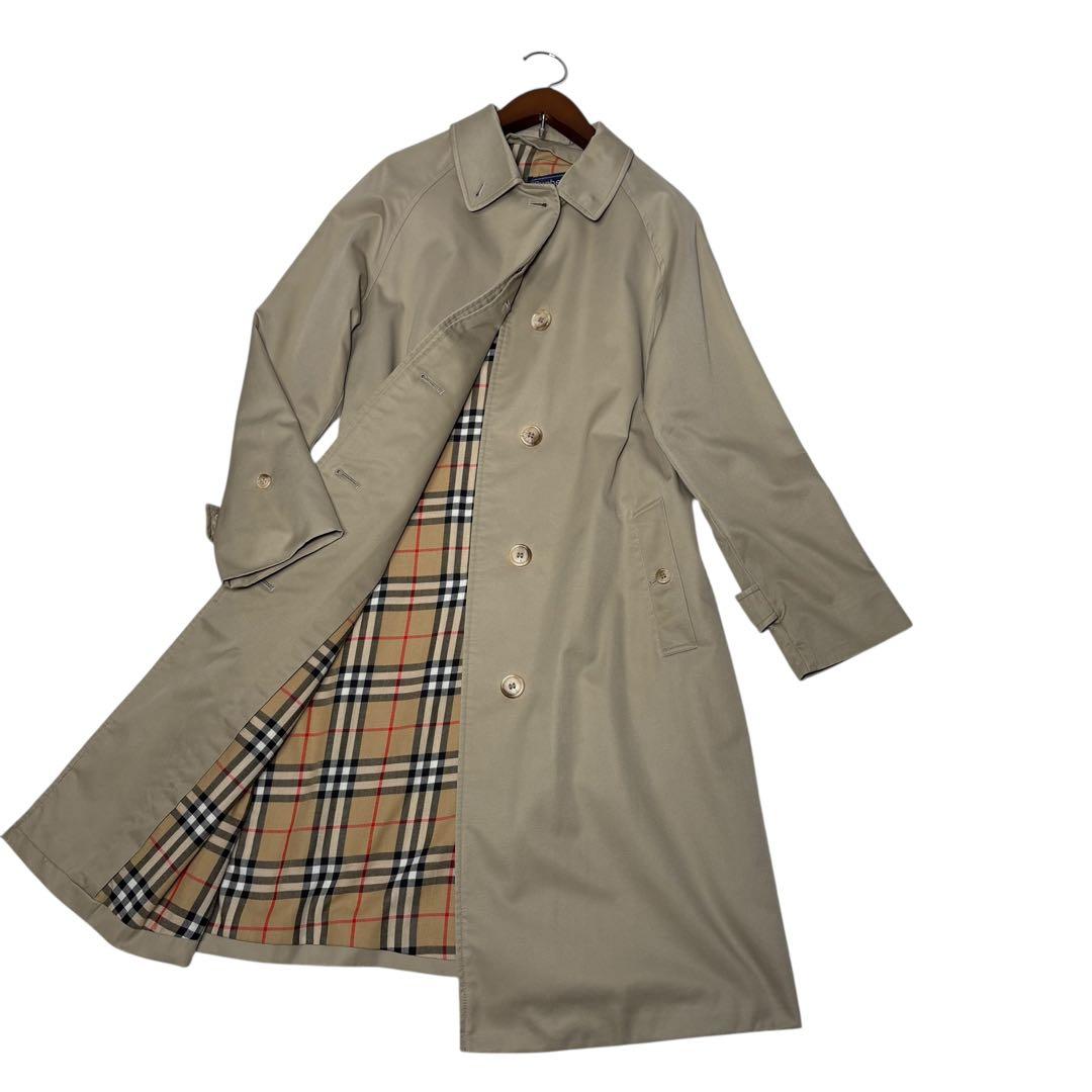 BURBERRY バーバリー　ノバチェック　ステンカラーコート　ヴィンテージ