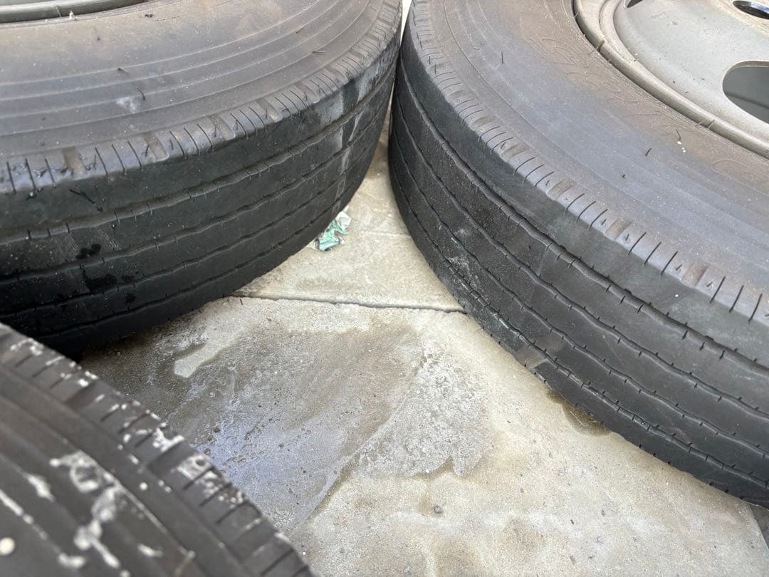 鉄着払い　ホイールtopy 5穴　6.50r16トヨタ純正　ハイエース4本セット