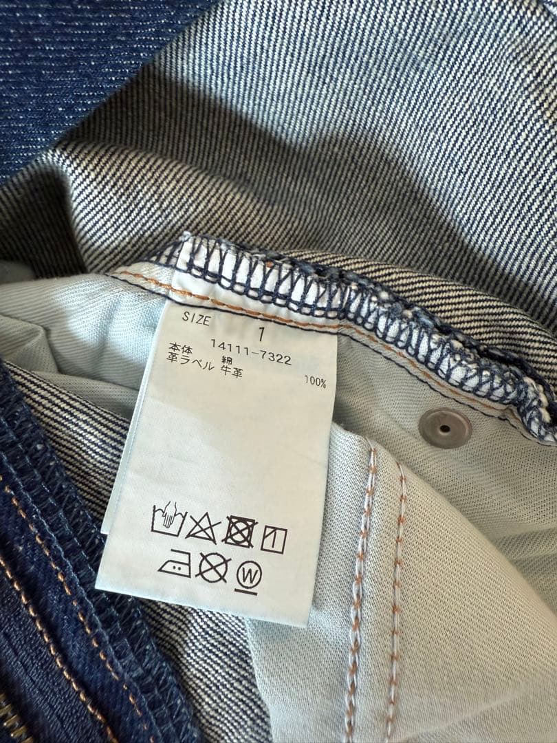 CLANE SECOND DENIM PANTS サイズ1 ブルー