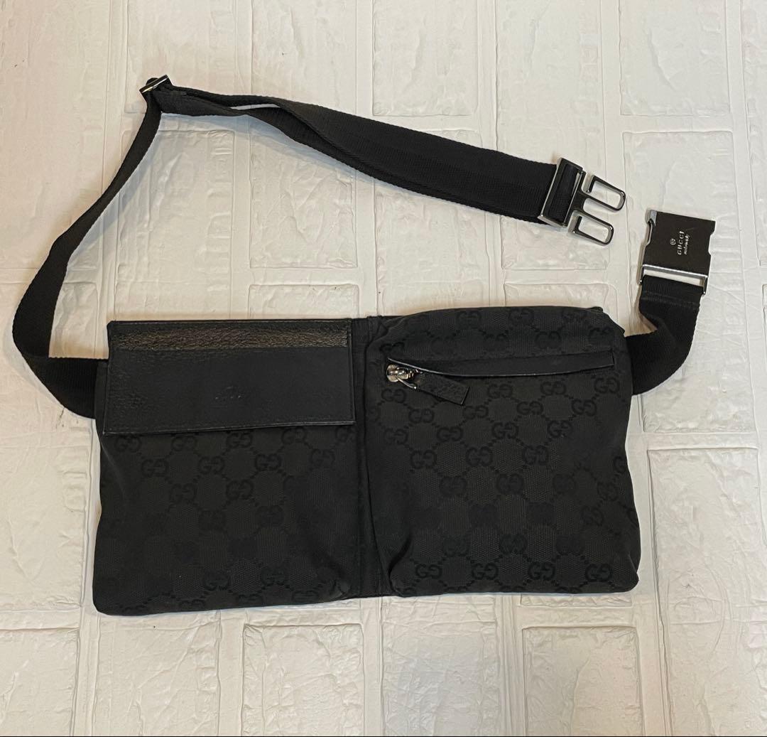 GUCCIグッチ GG柄　ボディバッグ　ウエストバッグ　❤︎