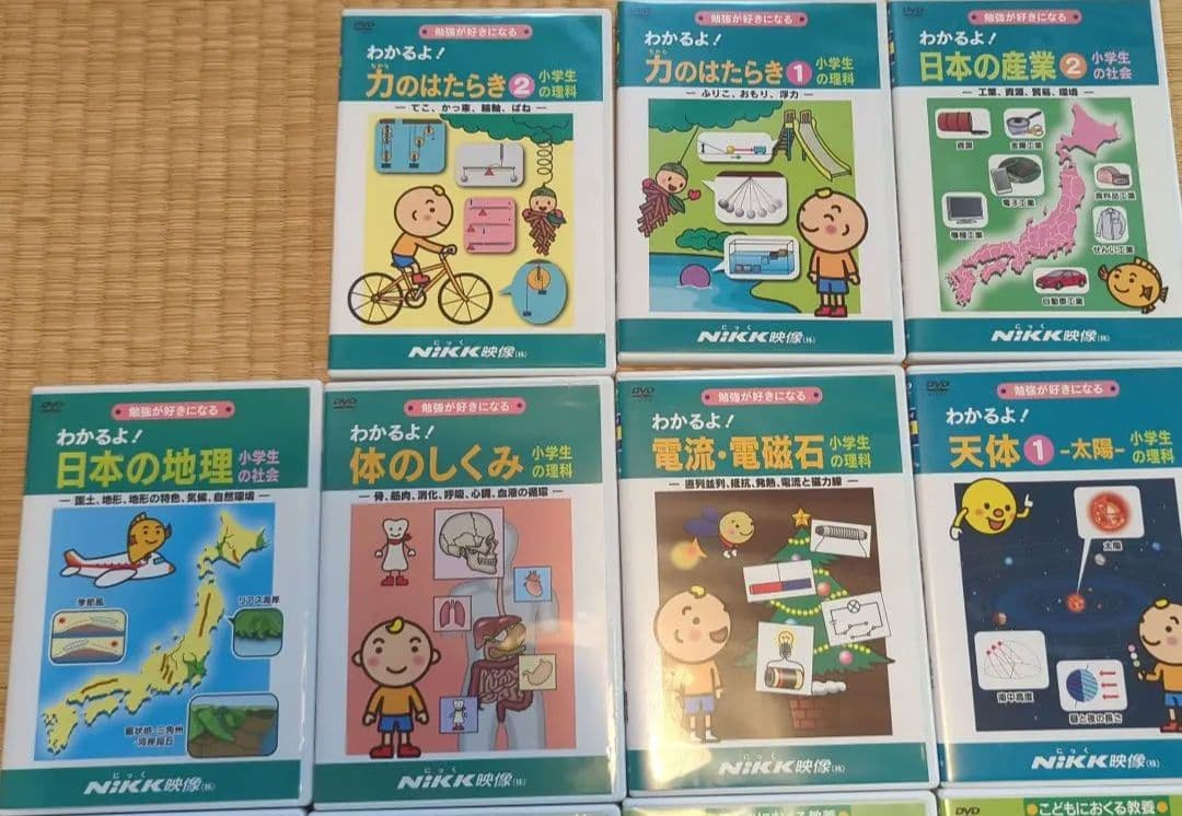 NiKK映像　知ってる？日本の歴史他 DVD 19枚セット
