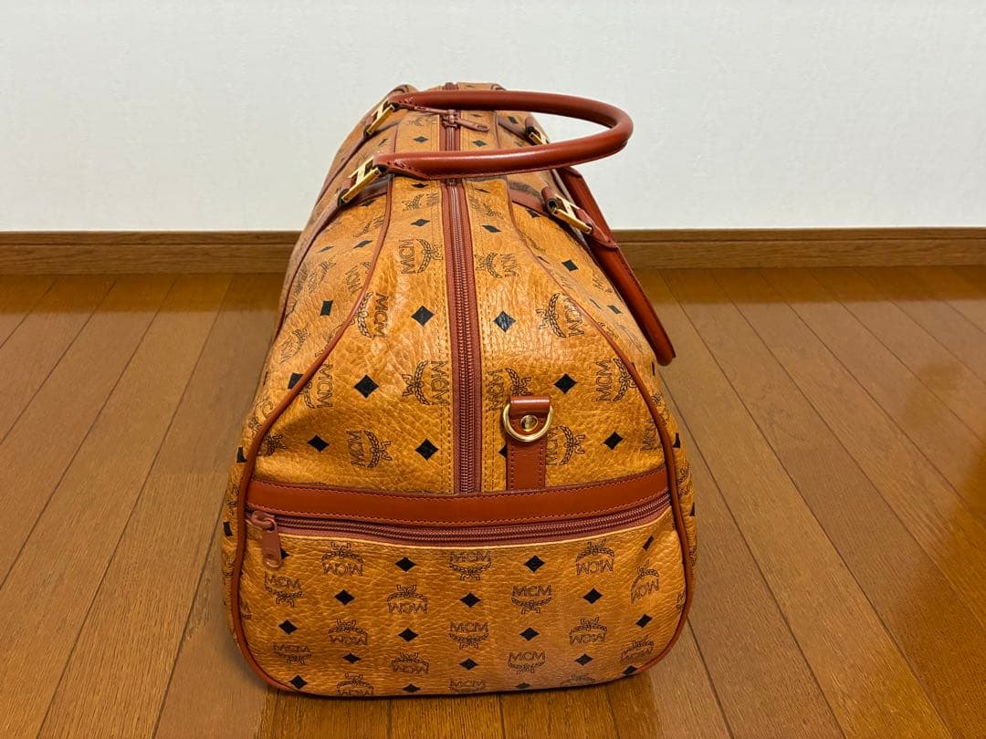 MCM レザーボストンバッグ　ビィンテージ　大容量