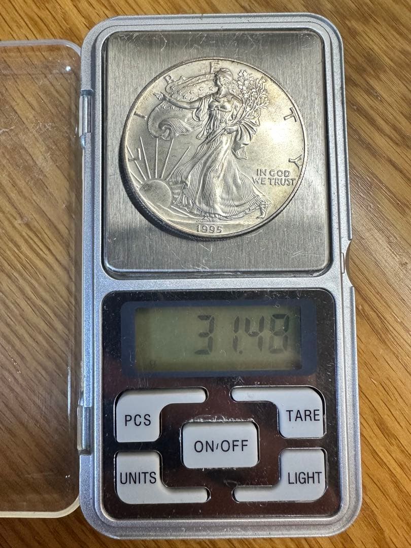 1995年　1オンス銀貨　ウォーキングリバティ