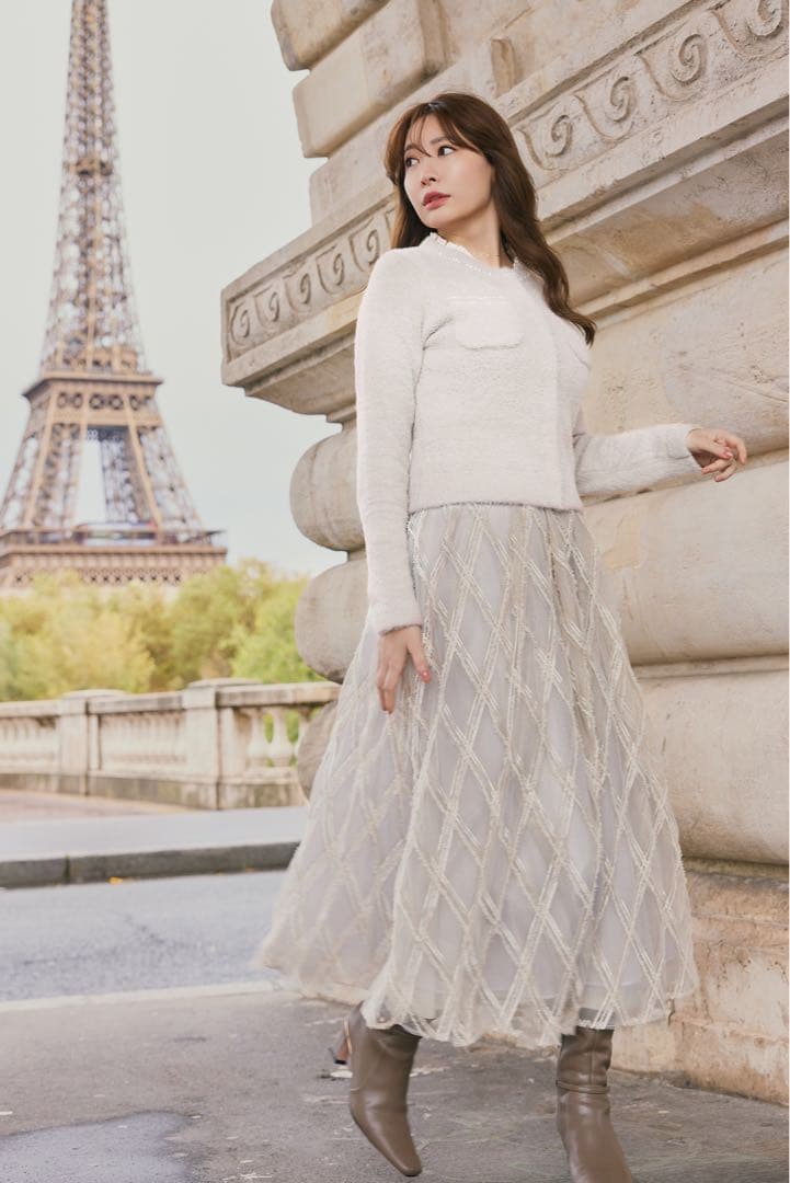 Carre Twinkle Tulle Skirt Herlipto Mサイズ