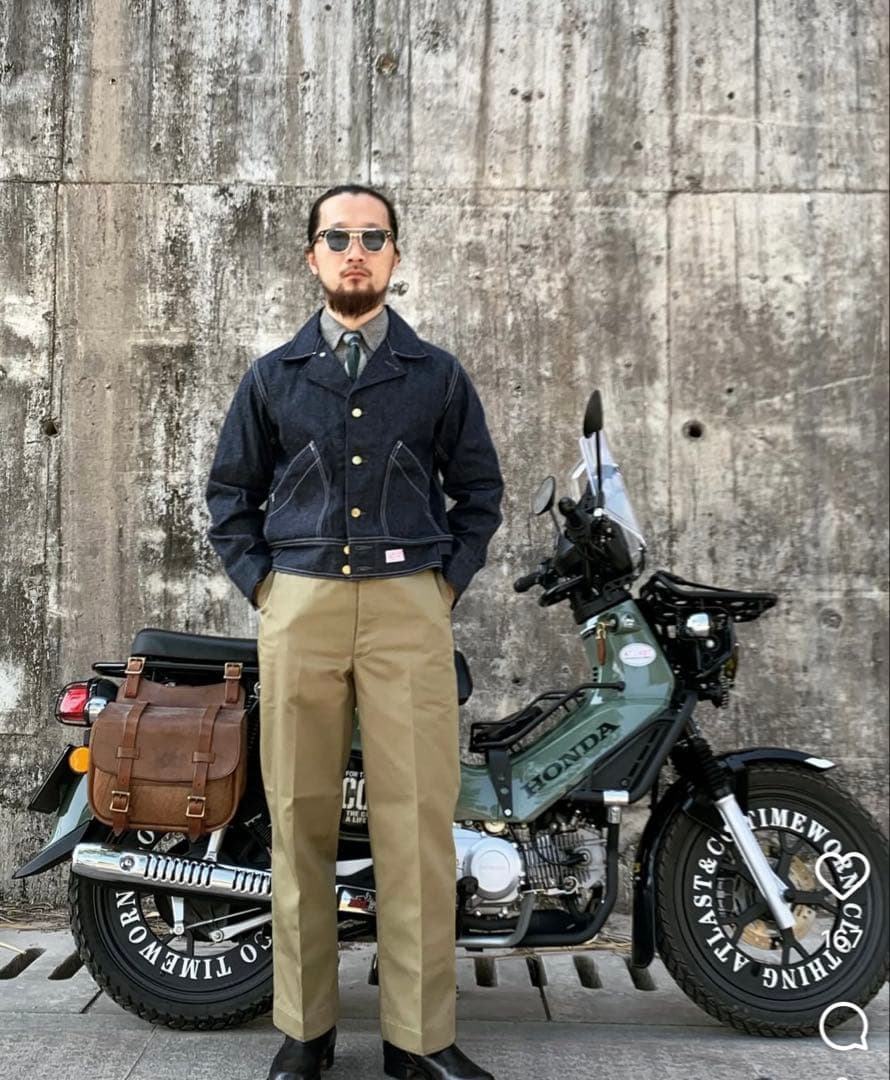 ATLAST&CO アットラストデニムワークジャケット　サイズ44　710J