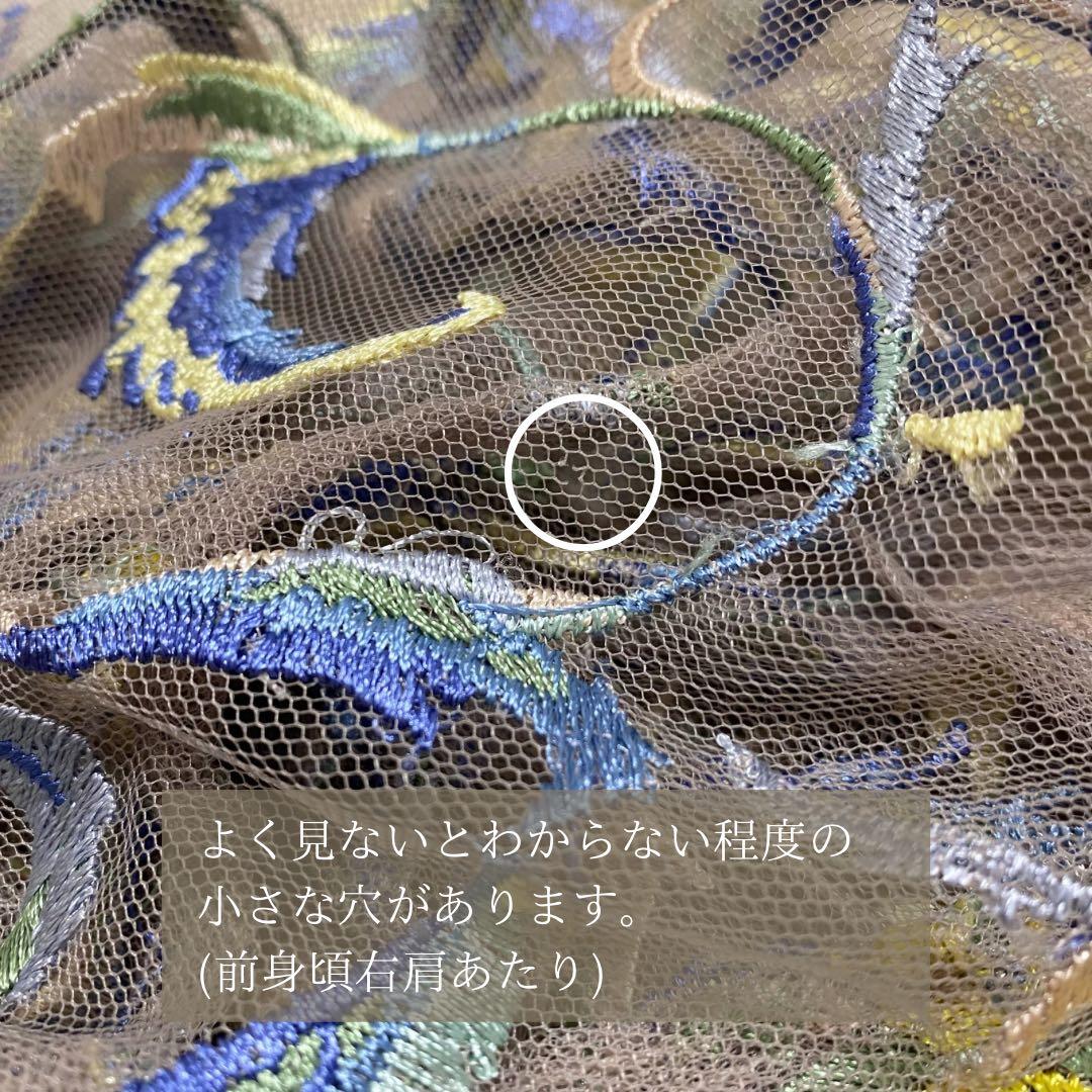GRACE CONTINENTAL Diagram 刺繍ワンピース 36 ガウン