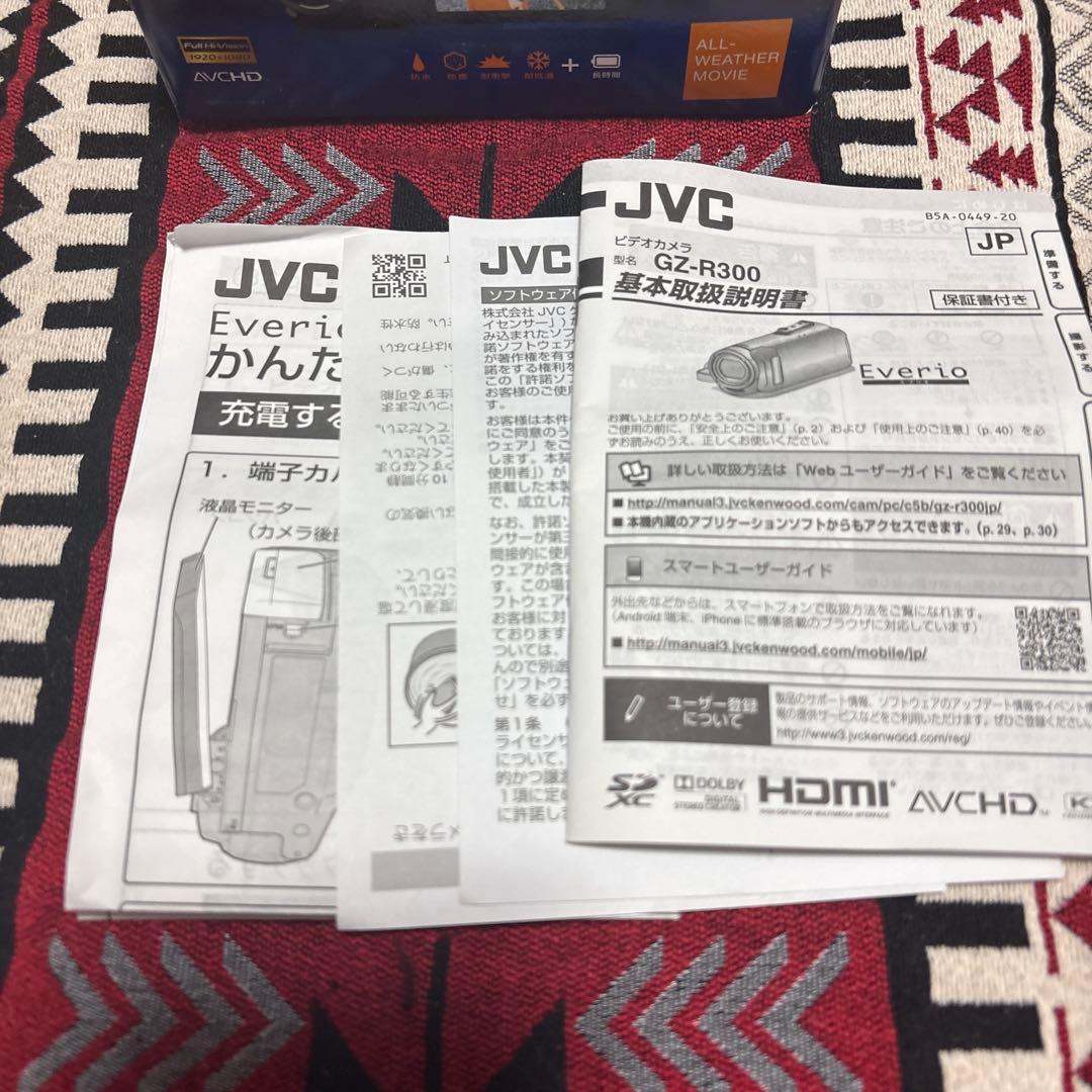 JVC Everio ビデオカメラ 本体 オレンジ【注意】