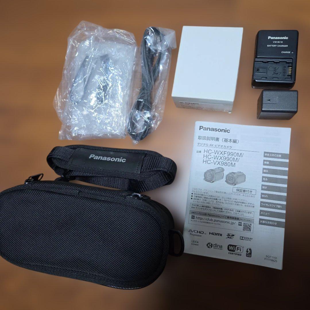 【美品】パナソニック PANASONIC HC-WXF990M