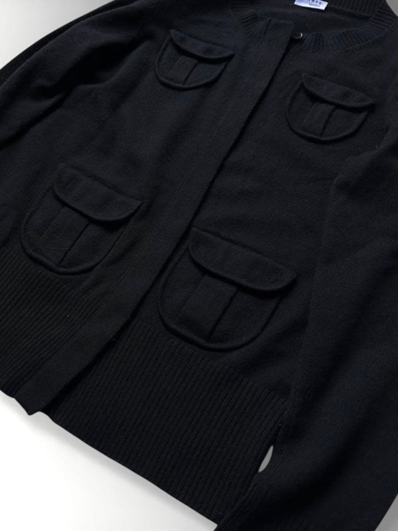 AKRIS カーディガン　カシミヤアンゴラシルク混