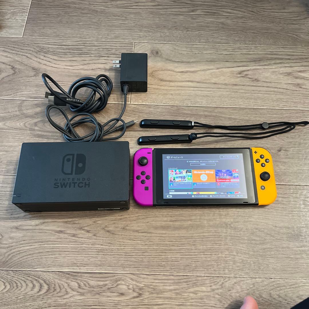 Nintendo Switch 本体 ピンク/オレンジ