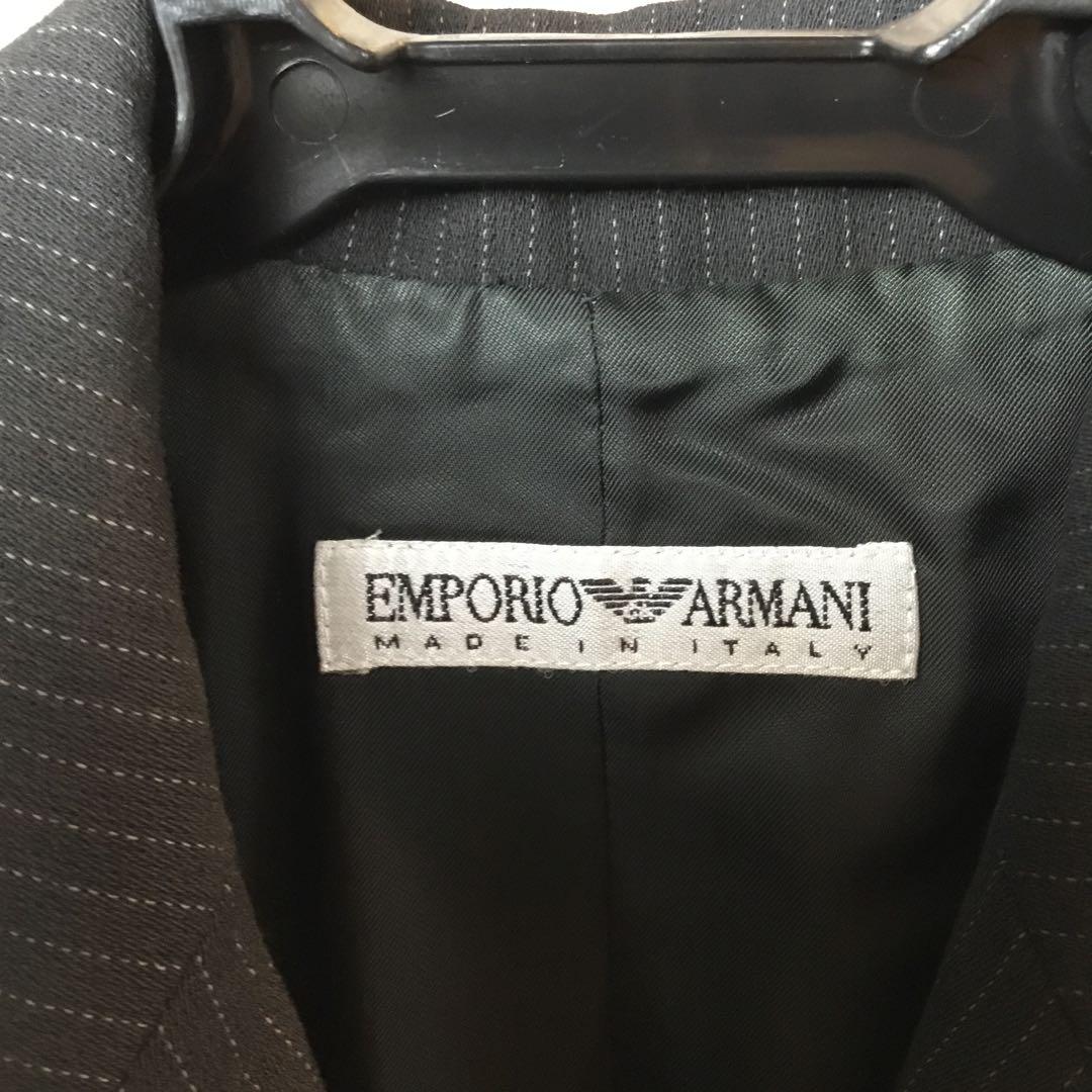 EMPORIO ARMANI ストライプ テーラードジャケット 40