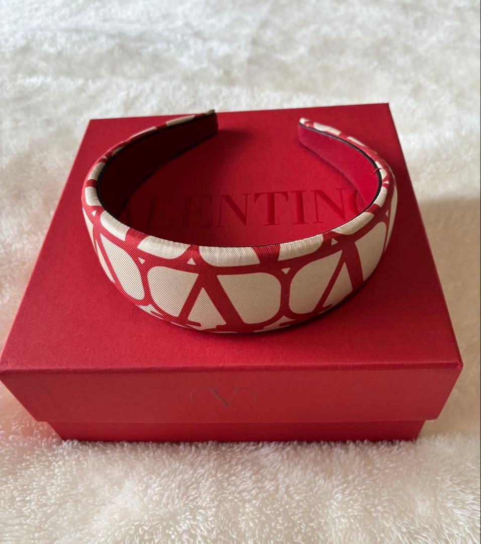 VALENTINO ヴァレンティノ ヘアバンド カチューシャRED