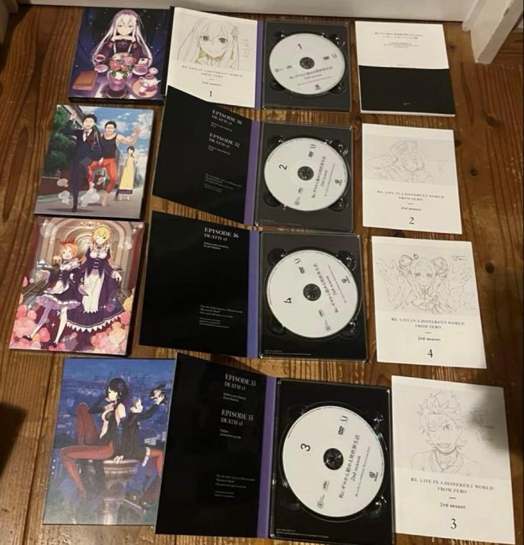 Re:ゼロから始める異世界生活 2nd season dvd 全8巻セット