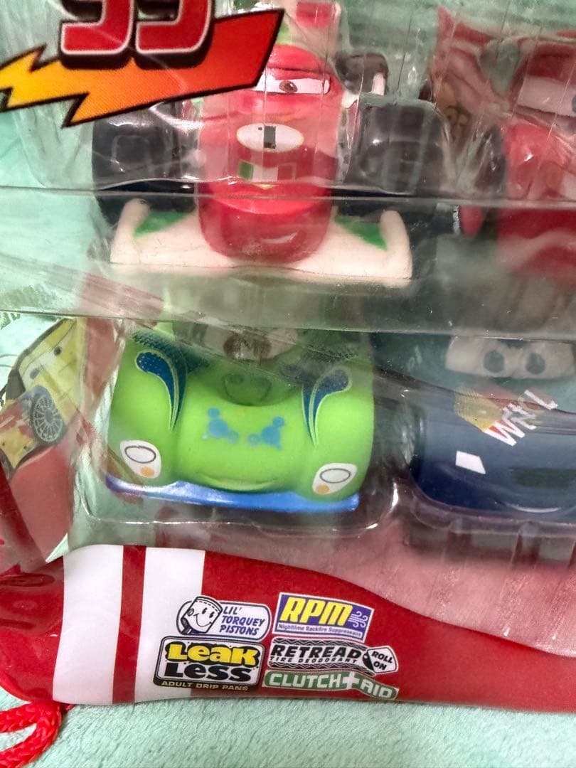 レア！ソフビ！カーズ ミニカー 5台セット 透明ケース入り