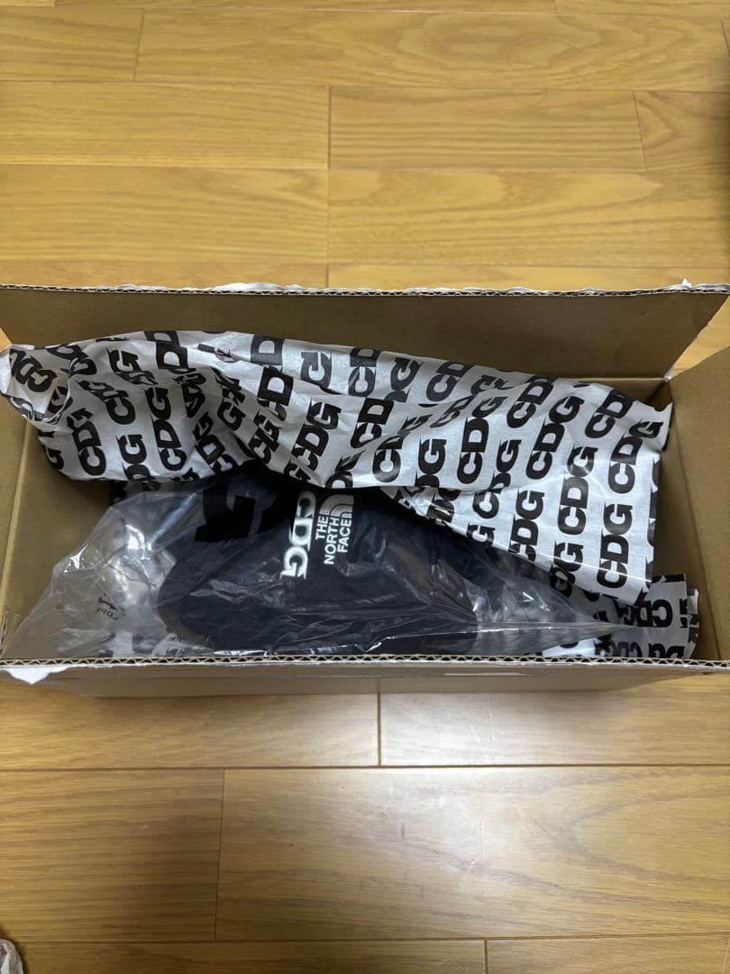CDG THE NORTH FACE ブラックキャップ