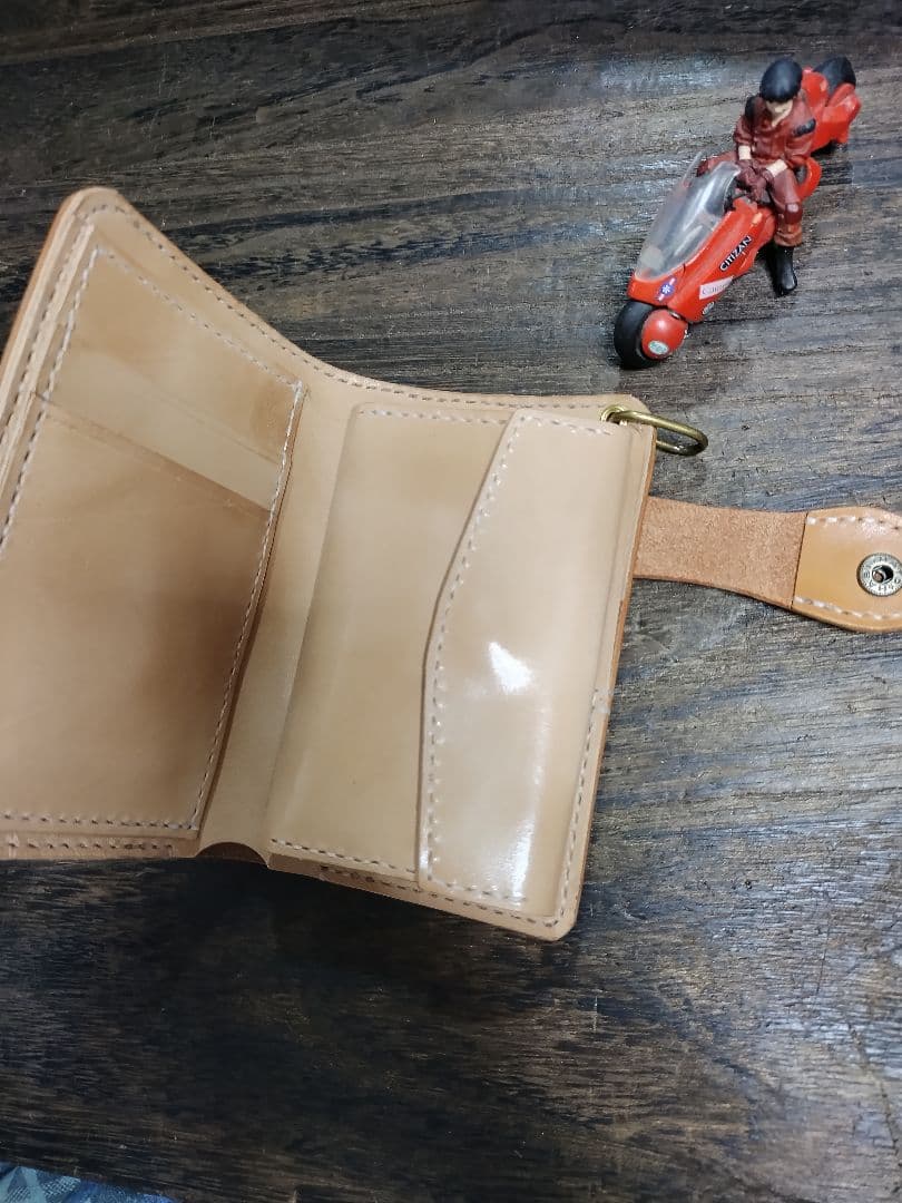 ワイルド仕様■Middle Leather Walletイタチョコ ホックマン