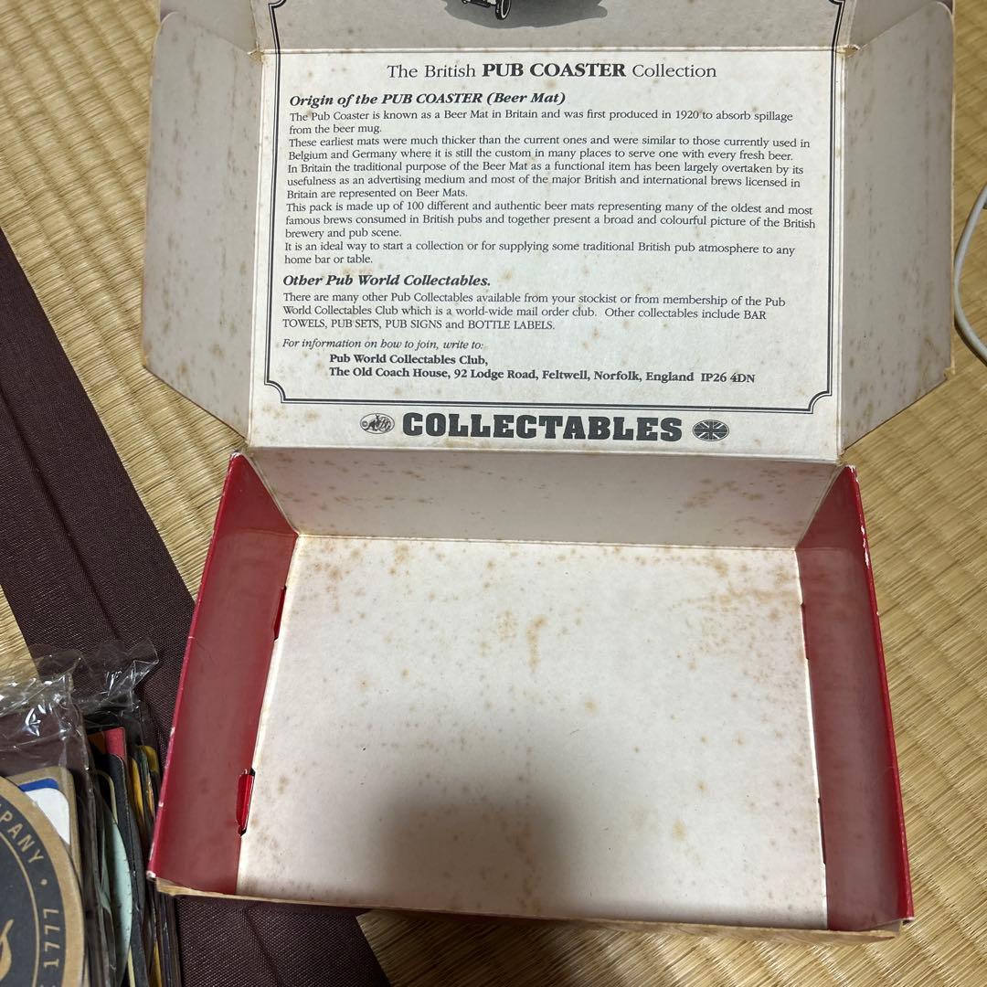 100 British Pub Coastersイギリス製　本物　 コレクション