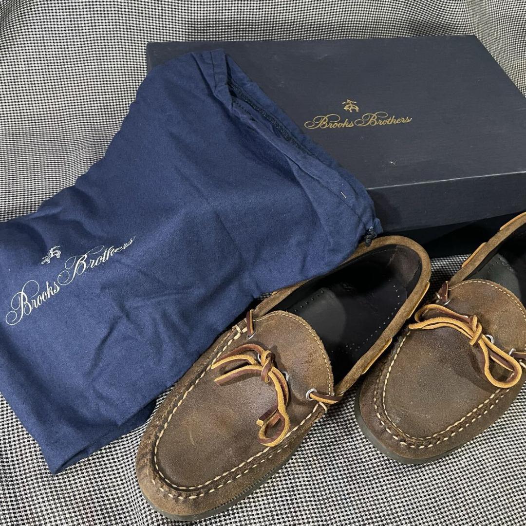 定価31900円 Brooks Brothers レザー ボートシューズ デッキ