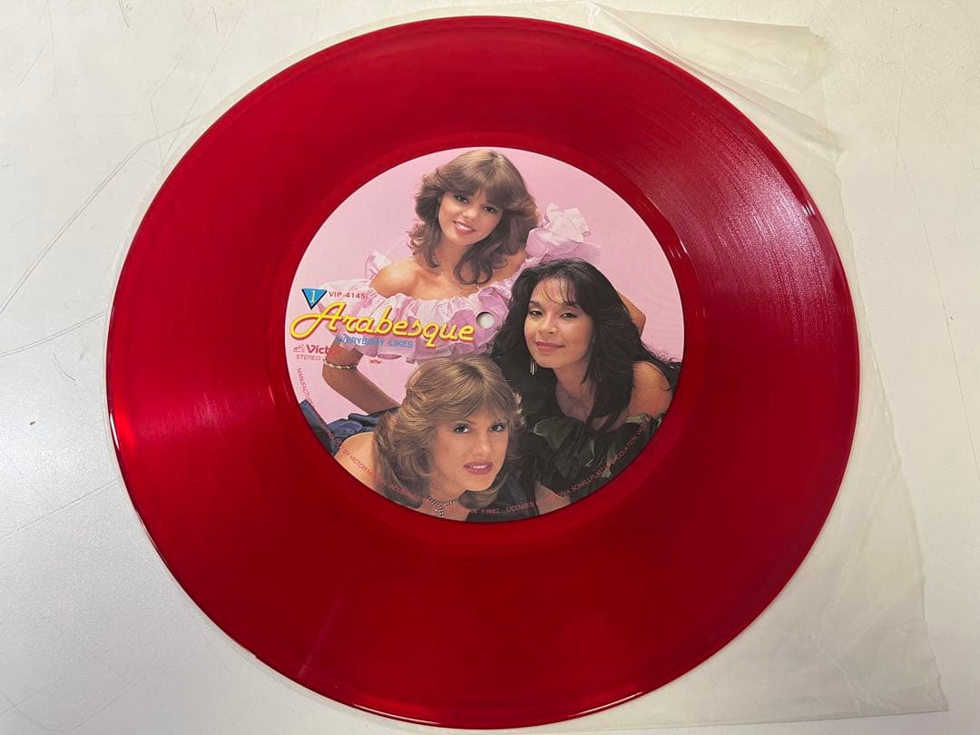 G824希少廃盤 赤盤 帯付 カラフル・アラベスク 1982年 21曲メドレー