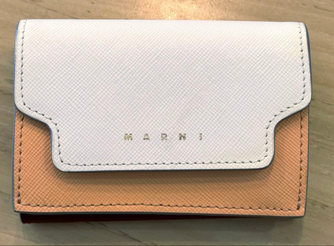 【確実正規品】MARNI 三つ折り財布 ミニ財布