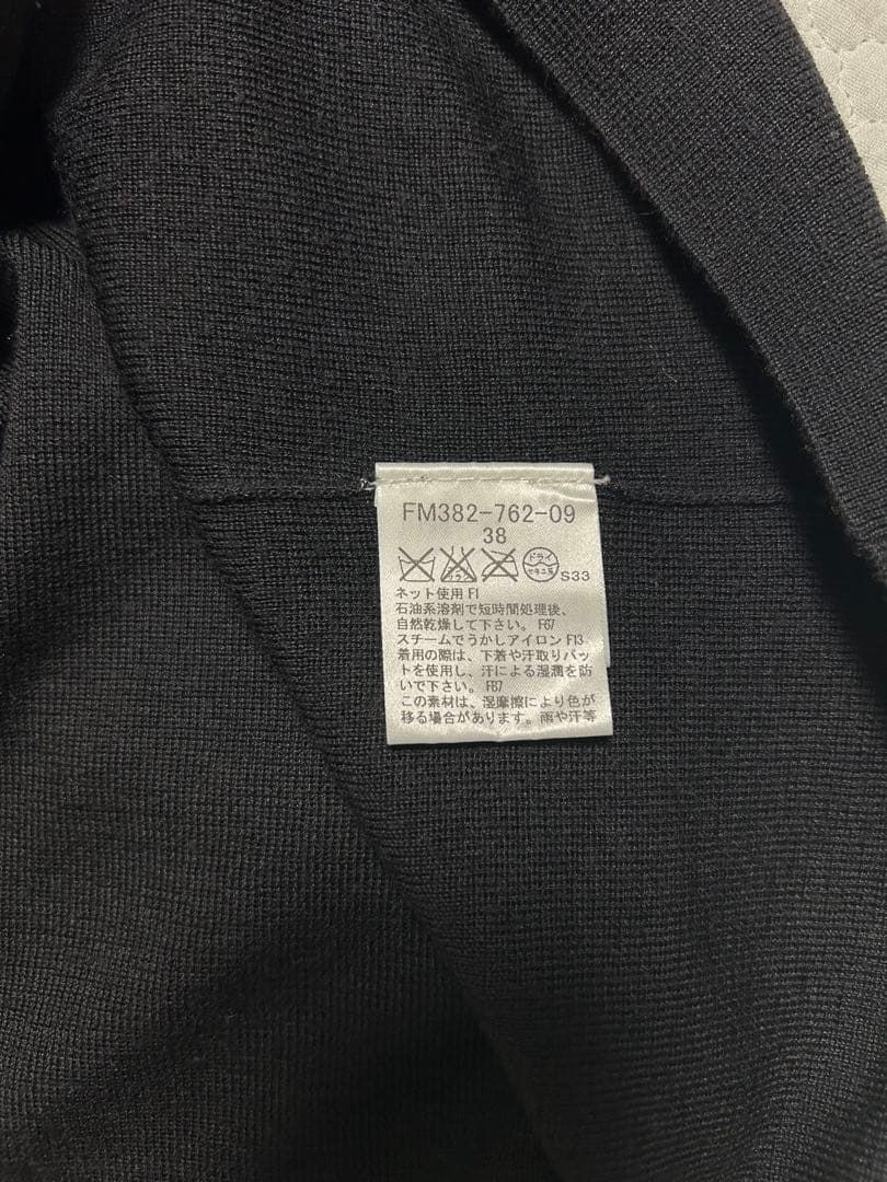 美品✨ BURBERRY LONDON ホースロゴ ニットワンピース 黒 38